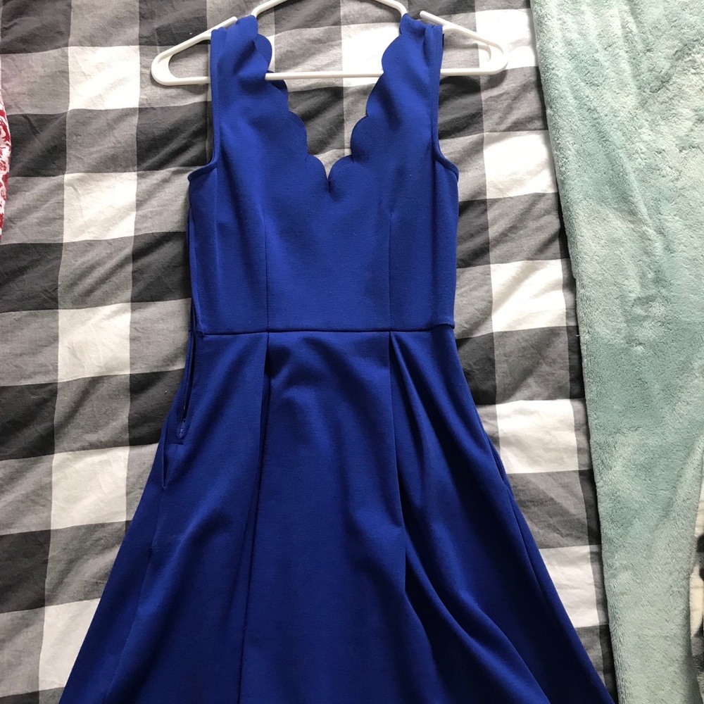 Scalloped dress